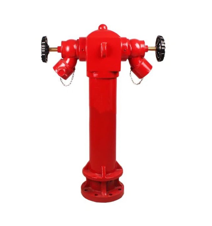 Outdoor Wet Pillar r 2 Way Fire Hydrant